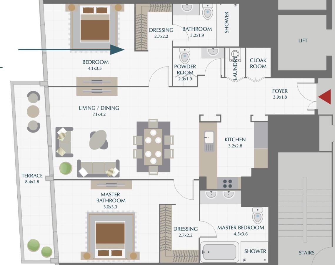 Ultimate Stay / 3 Beds / Gorgeous Frame And Park View / 250M From Metro / 1 Stop From World Trade Center Dubaj Exteriér fotografie